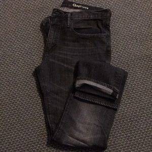 Grey/Black Skinny Jeans - GAP